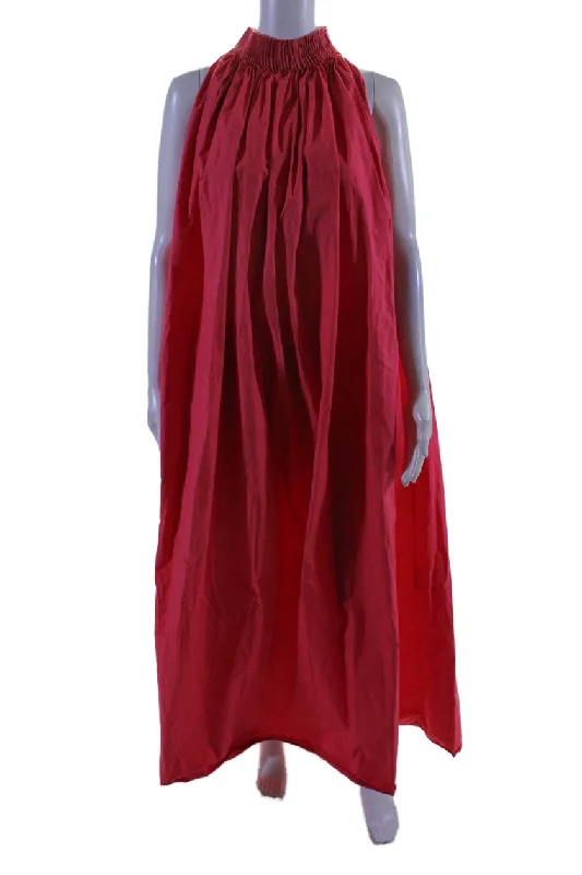 Score Big On Glamorous Red - Carpet Styles Roksanda Womens Anaisa Maxi Dress Pink