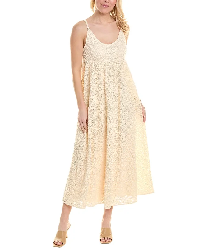 Chic Style Rebecca Taylor Lace Tank Maxi Dress