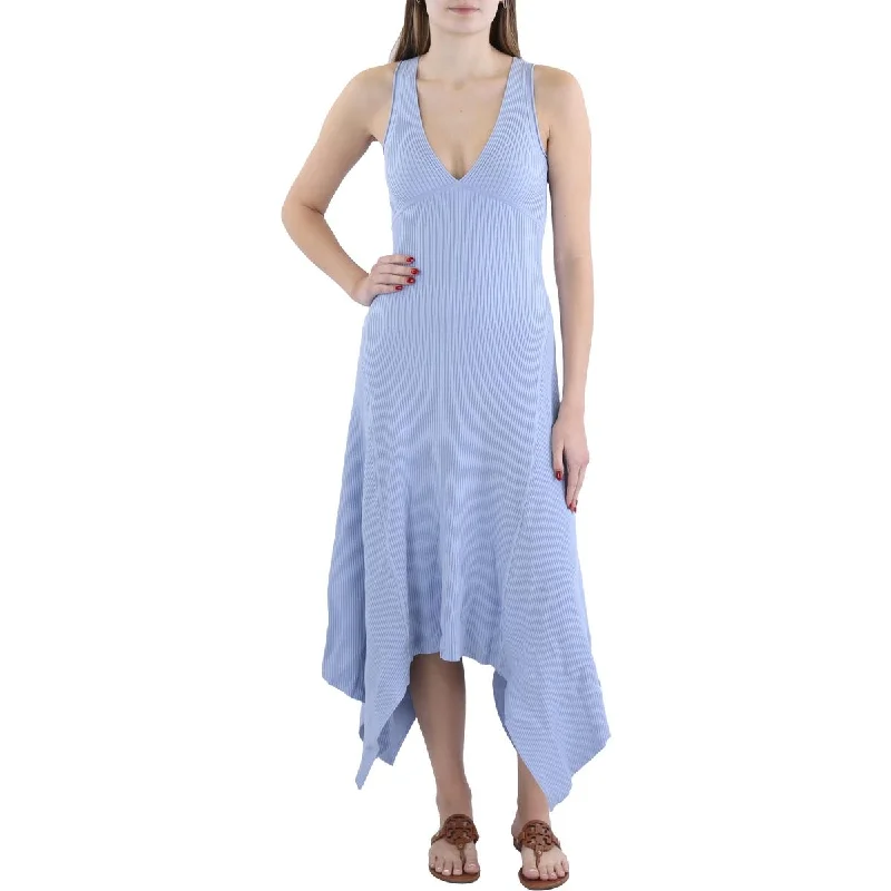 Flash Deals Womens Ribbed Long Maxi Dress