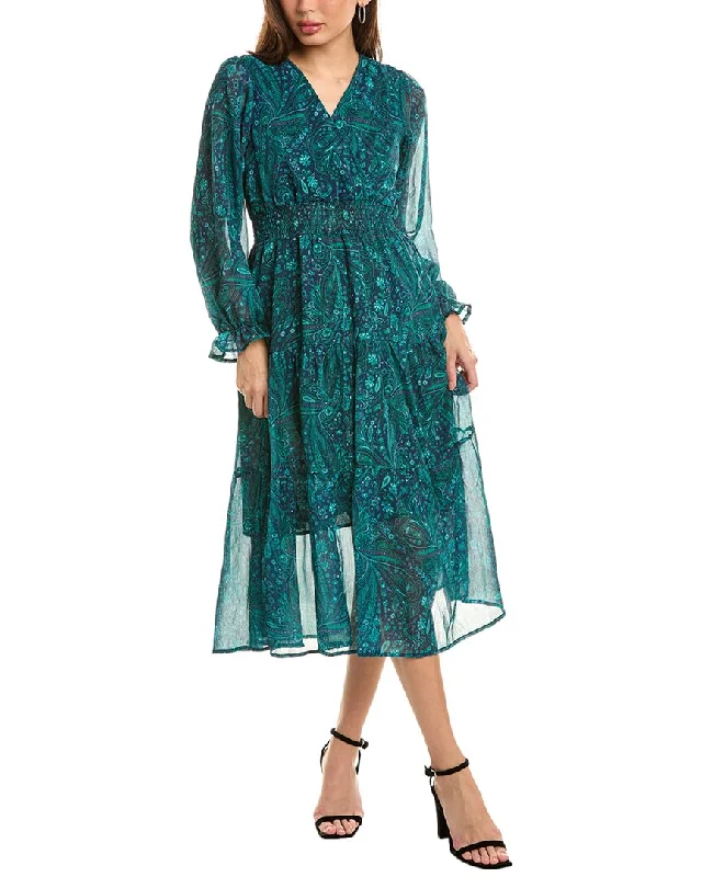 Today Only Moonsea Surplice Midi Dress