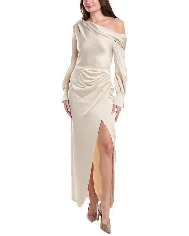 Great Prices On Feminine Styles SIMKHAI Cam One-Shoulder Maxi Dress