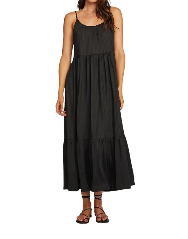 Save On Inspired Styles Essential Tank Midi Dress In Black