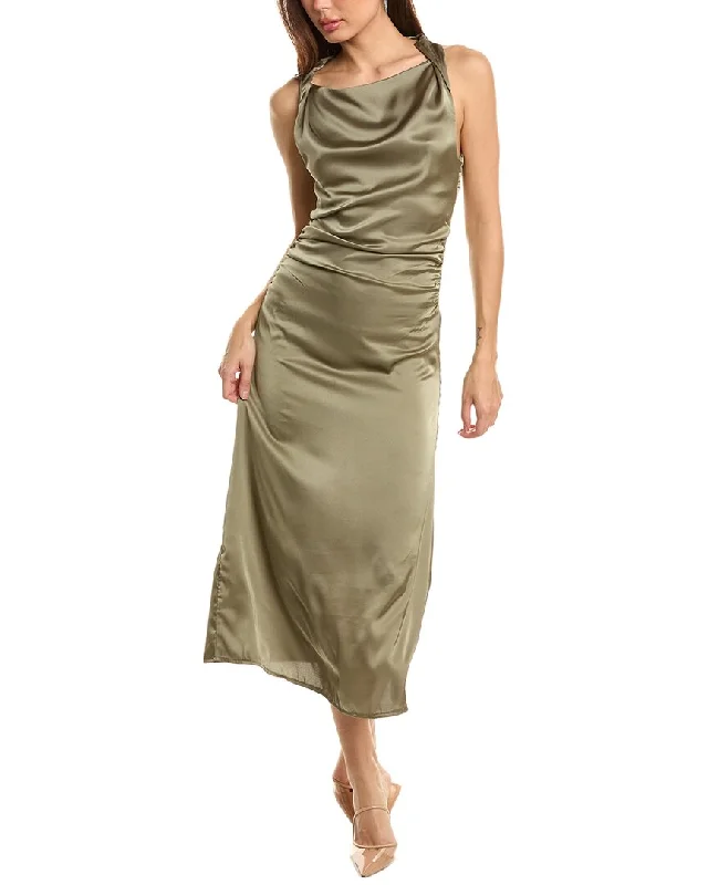 Mid - Season Sale Moonsea Twisted Shoulder Midi Dress