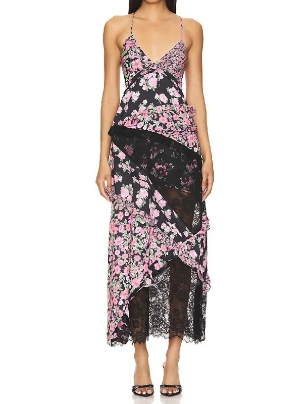 Budget-Friendly Fashion Rosalyn Maxi Dress In Black