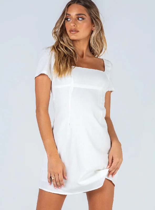 Buy More, Save More Hastings Mini Dress White