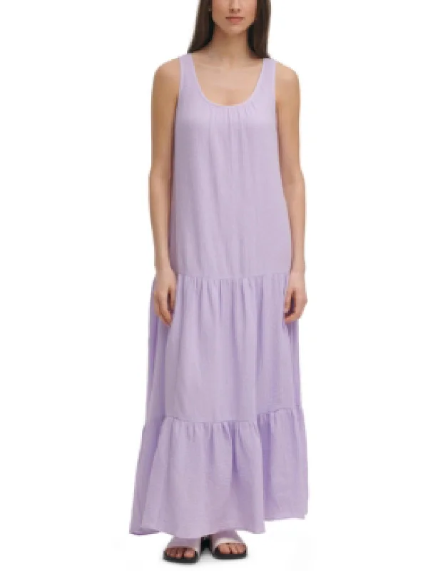 Latest Fashion Womens Gauze Tiered Maxi Dress