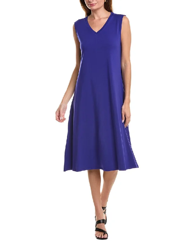 Summer Splash Sale EILEEN FISHER V-Neck Midi Dress