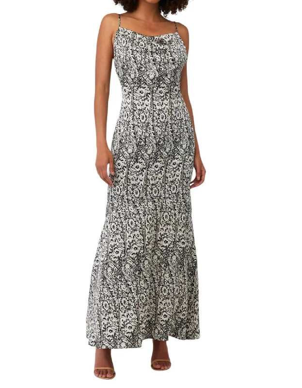 Exclusive Discount Autonomy Maxi Dress In Black/white