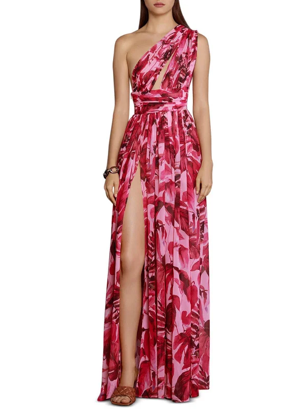 Today Only Camilla Womens Silk Blend Printed Maxi Dress