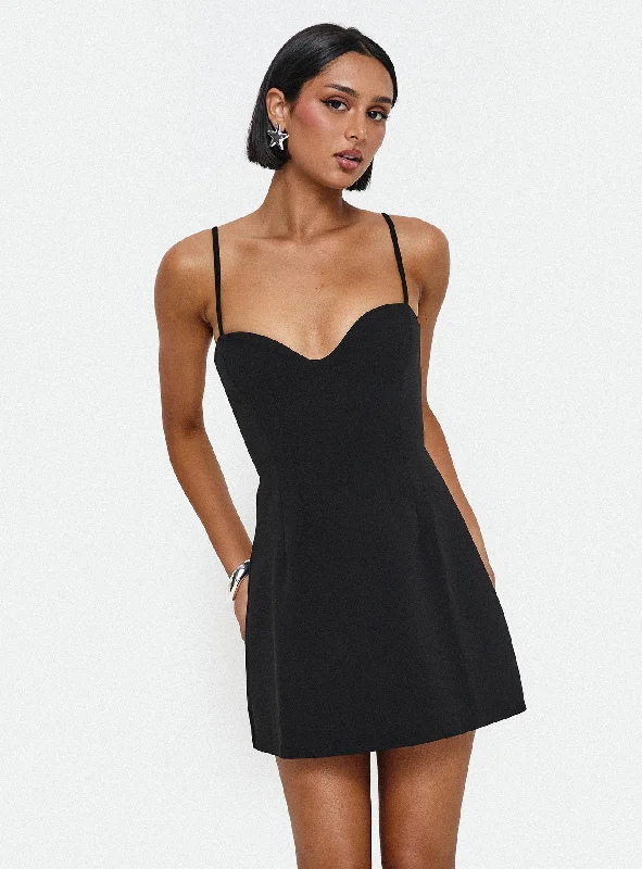 Big Savings On Minimalist Office Styles Rummy Mini Dress Black