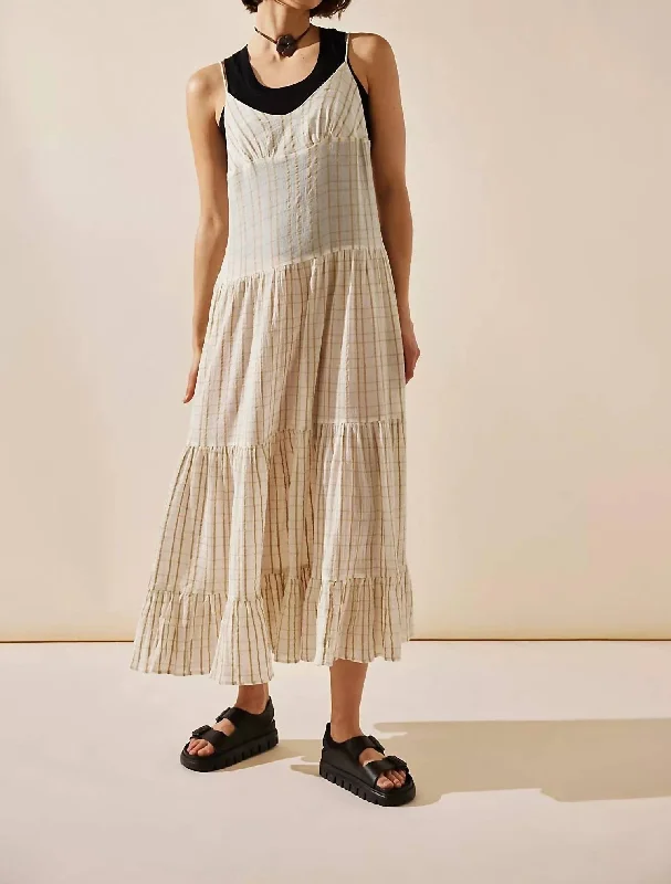 Grab Romantic Date - Night Styles Now Marigold Maxi Dress In Canvas Combo