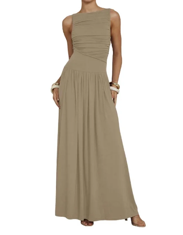 Holiday Sale Nalla Maxi Dress In Sand