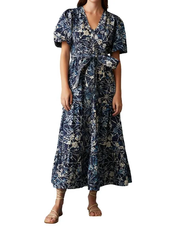 Summer Splash Sale Natalie Dress In Batik Floral