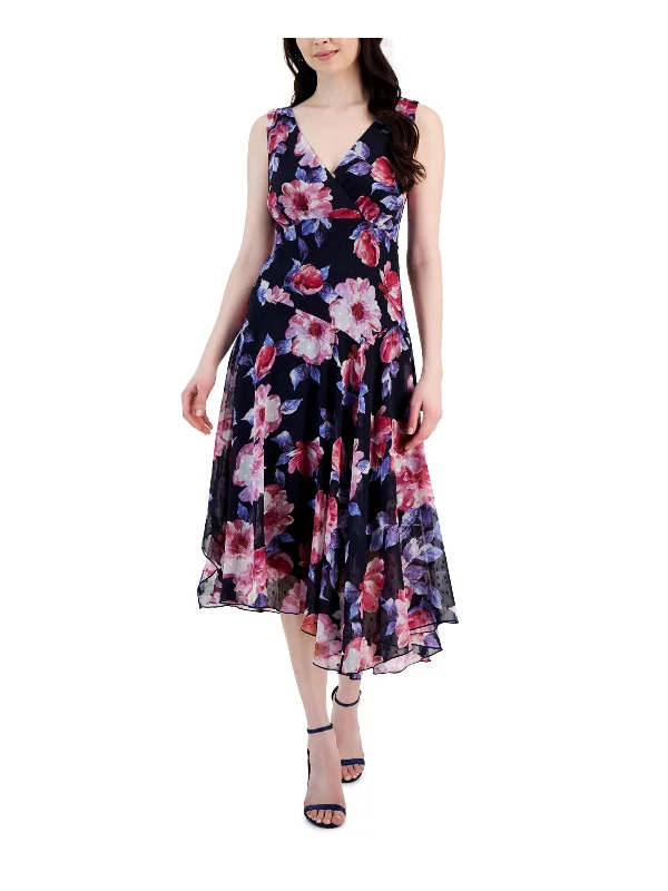 Latest Fashion Womens Semi-Formal Floral Shift Dress