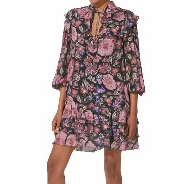 Chic Style Samaya Mini Dress In Jolie Floral Print