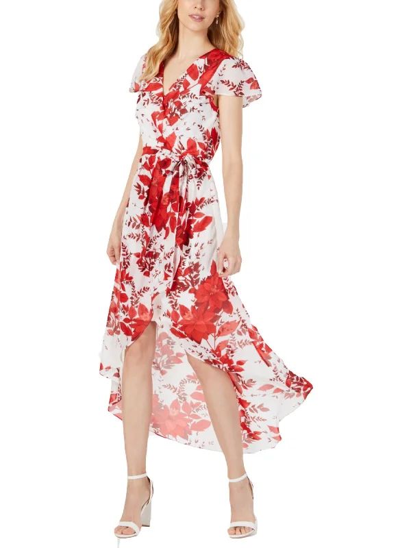 Hot Styles Womens Chiffon Floral Maxi Dress