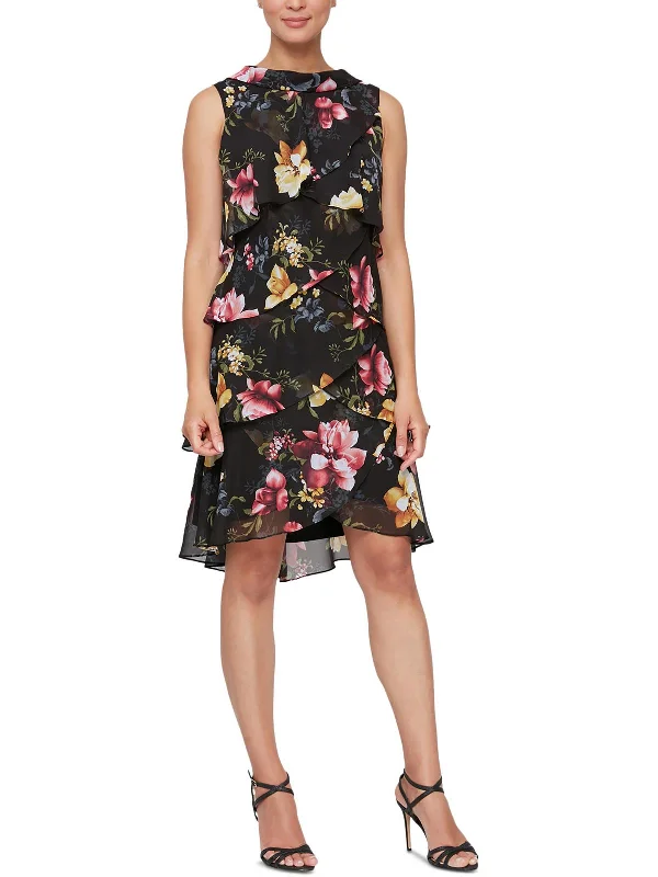 Style Upgrade Womens Floral Knee-Length Fit & Flare Dress