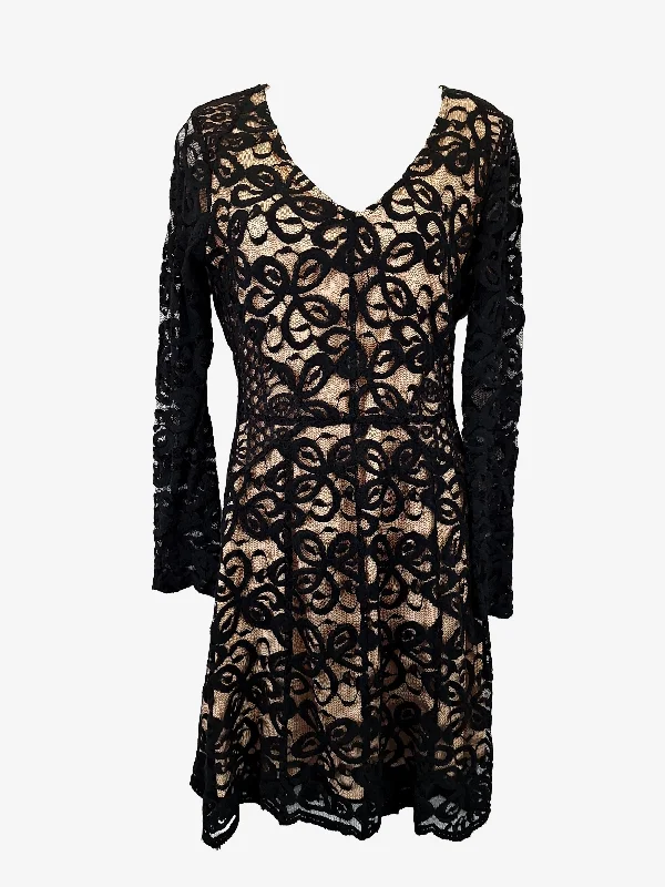 Fashion Sale Oxford  Evening Lace Bodycon Mini Dress Size 8