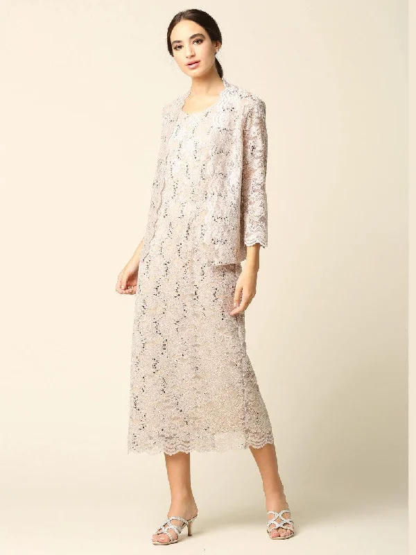 Now On Sale For Chic Urban Styles Mother of the Bride Formal Lace Jacket Dress Sale