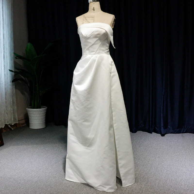 Wardrobe Update Satin Wedding Dresses Simple and Elegant Bridal Gowns