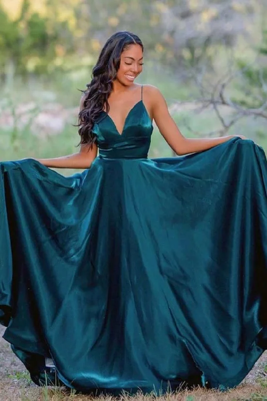 Hollywood Glam Award - Show Style Tie Back Long Prom Gown with Train     cg13954