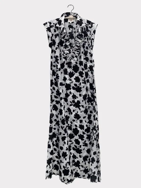 Clearance Event Lilly Floral Dress In Black