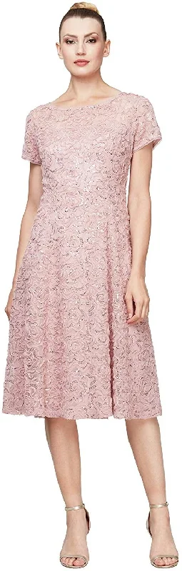 Lighten Up With Nordic Styles Alex Evenings AE9120278 Formal Short Dress