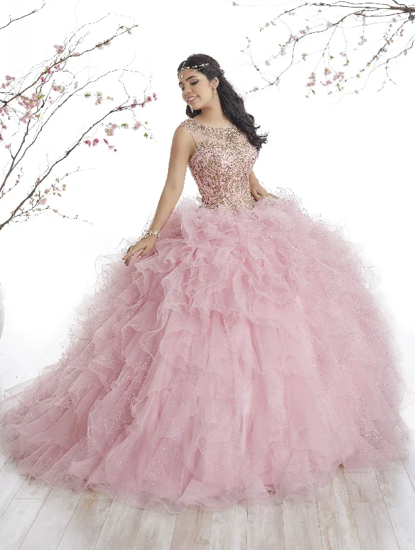 Anniversary Sale Ruffled Sleeveless Quinceanera Dress by House of Wu 26835