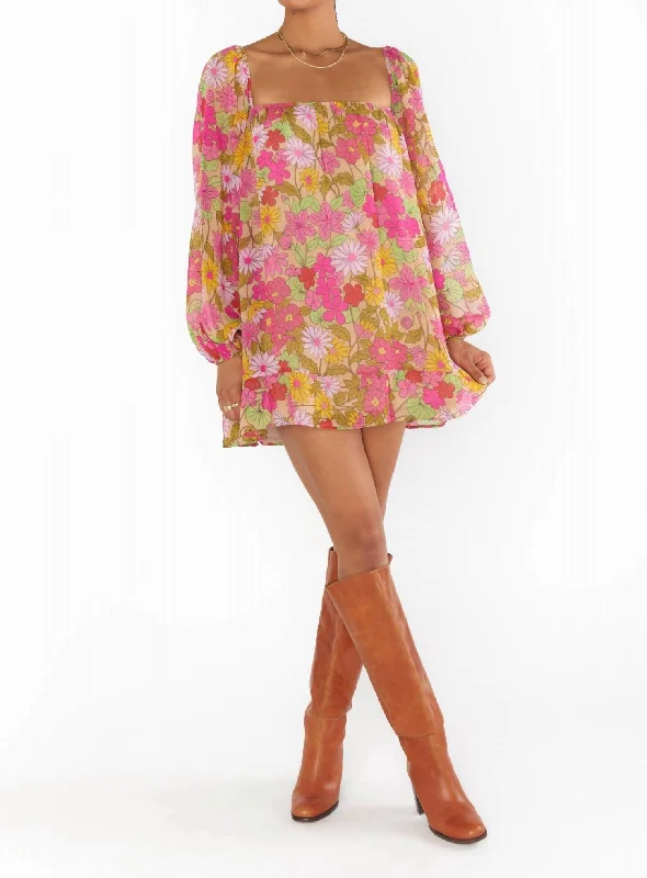 Seasonal Trends Briar Mini Dress In Carnaby Floral