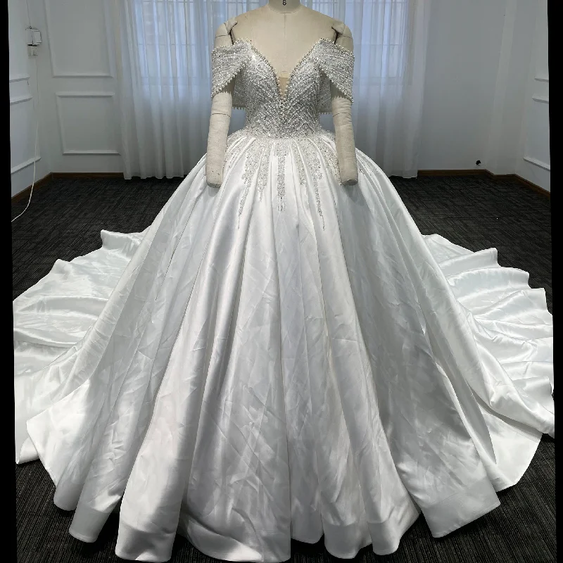 Fashion Deal Puffy Wedding Dresses & Big Poofy Gowns with Off the Shoulder