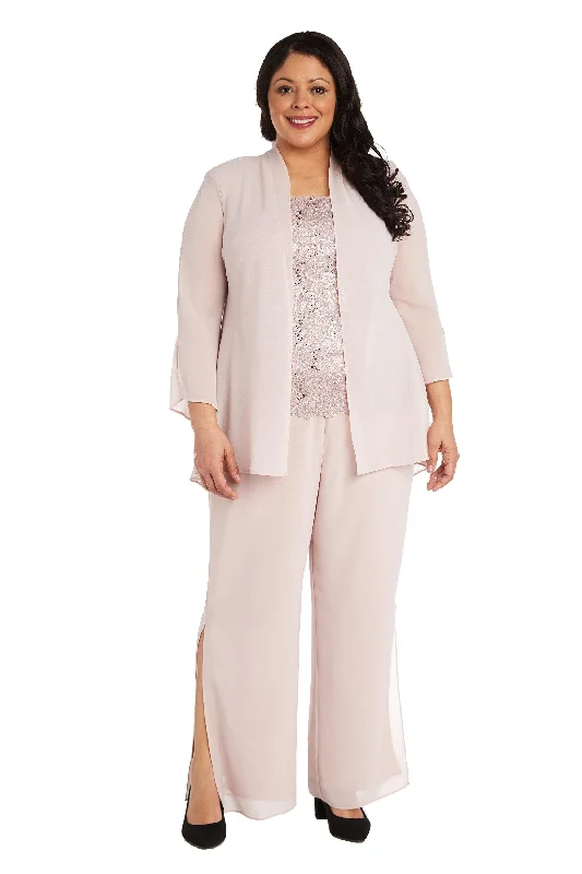 Special Occasion Wear R&M Richards 7506W Plus Size Formal Pansuit Sale