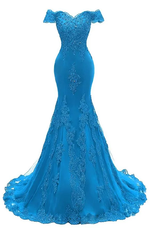 Style Upgrade Women's V Neckline Mermaid Lace Long Prom Gown       cg23181