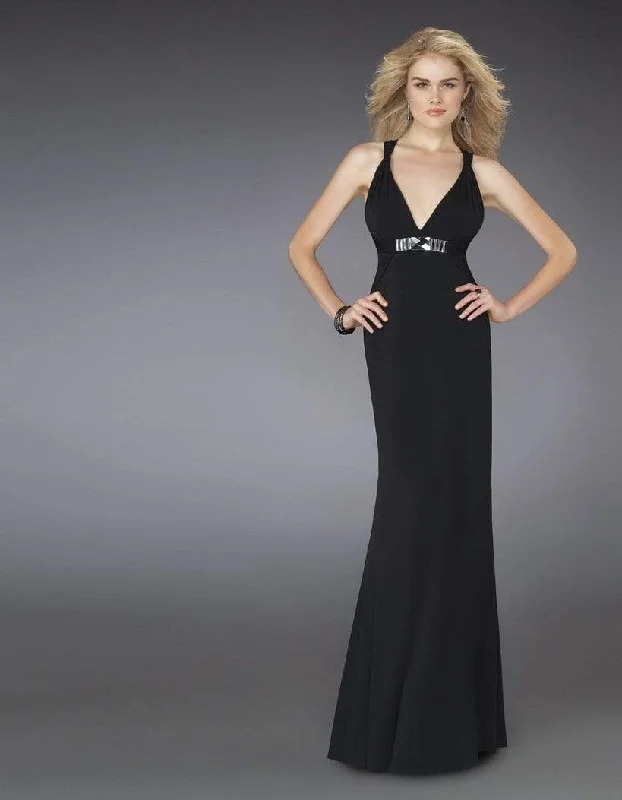 Big Savings On Minimalist Office Styles La Femme 14180SC - Jeweled Empire Waist Evening Dress