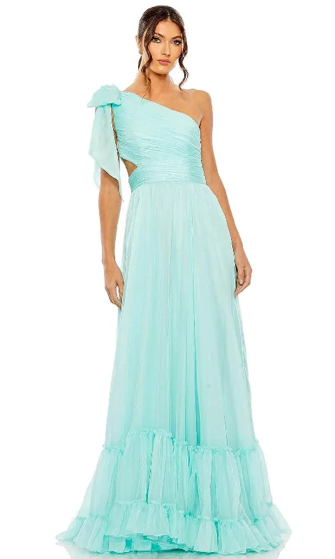 Mid - Season Sale Mac Duggal 68472 - Sleeveless Ruching A-Line Gown