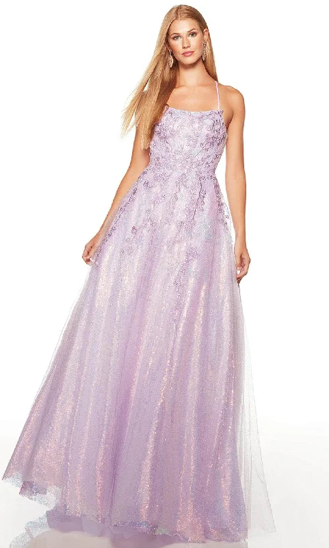 Online Shopping Boutiques Alyce Paris 61299 - Embroidered Gown