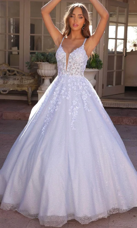 Update With Cottagecore Styles Nox Anabel H1357 - Double Strap Embroidered Ballgown