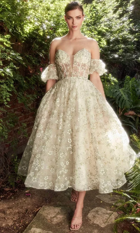 Unique Women's Fashion Pieces Andrea and Leo A1197 - A-line Dress