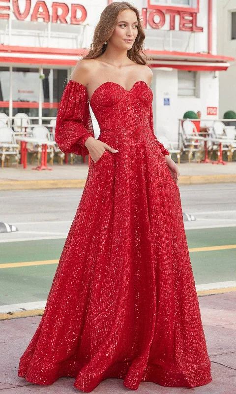Winter Wardrobe Clearance Amarra 88526 - Strapless Gown
